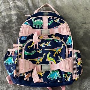 Pottery Barn Kids LARGE kids GLOW IN THE DARK dinosaur backpack
